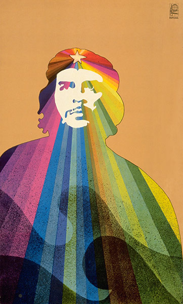 OSPAAAL posters: 1969 - Radiant Che by Alfredo Rostgaard