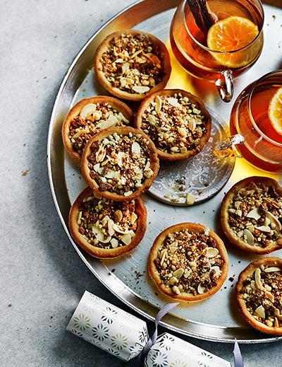 John Lewis Dec gallery: John Lewis: amaretti crumble topped mince pies