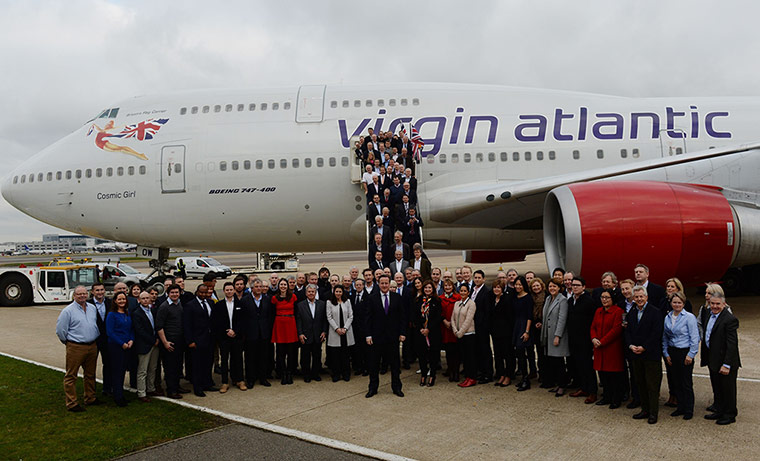 David Cameron in China: Cameron leaves Heathrow