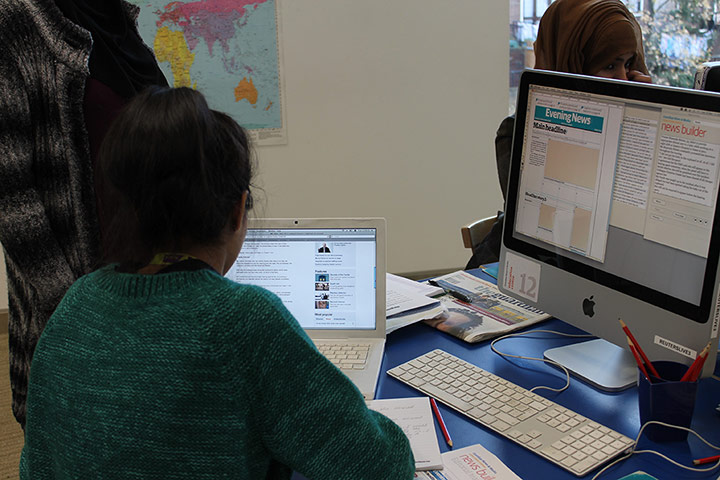 Ed Centre Editorial teams: The teams research each story they are covering