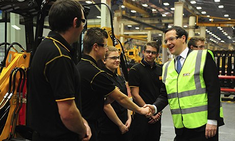 Osborne visits JCB 
