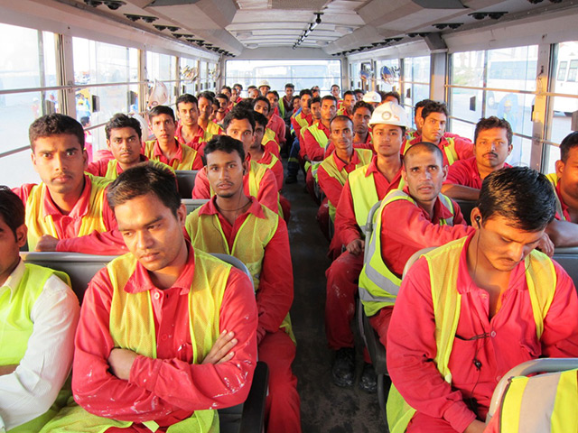 Abu Dhabi workers: Saadiyat Island migrant workers have complained of being trapped by recruit