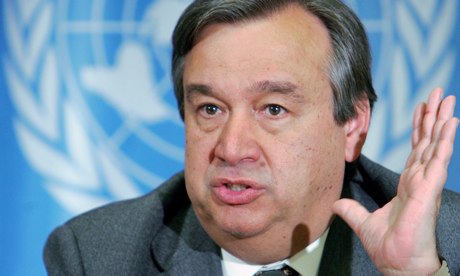 António Guterres, UN high commissioner for refugees