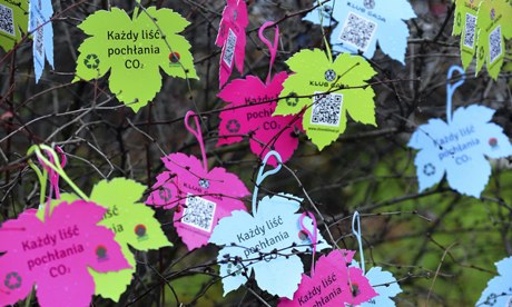 Artificial leaves warsaw climate talks