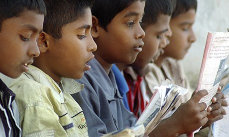 Indian school children