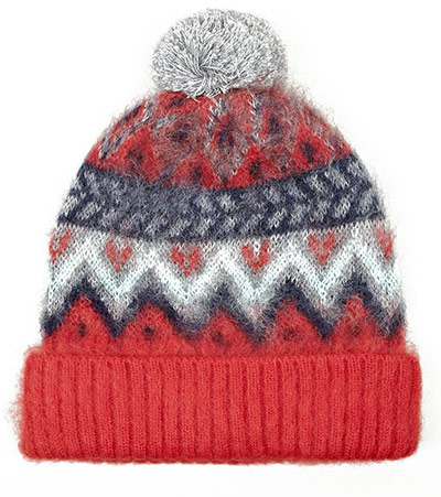 wish list: bobble hats: Mohair Fair Isle