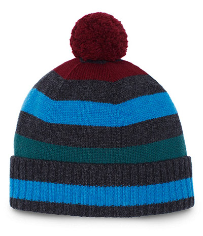 wish list: bobble hats: Striped