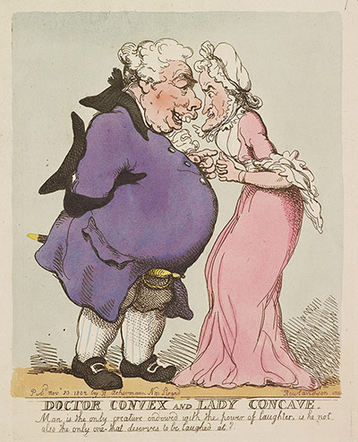 Rowlandson: Doctor Convex and Lady Concave