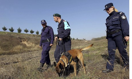 Greek border police Orestiada