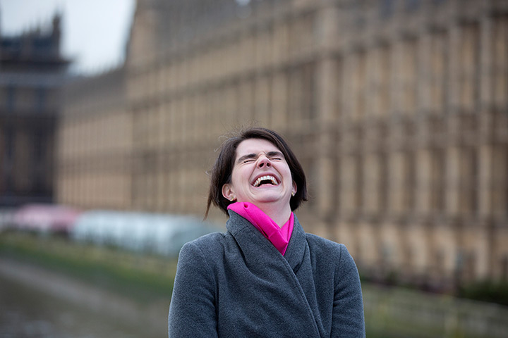 portraits of year: Chloe Smith, MP on Westminster Bridge