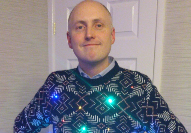 Jumper with fairy lights