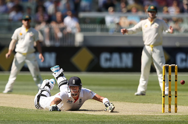 fourth test day 1: Kevin Pieteren dives