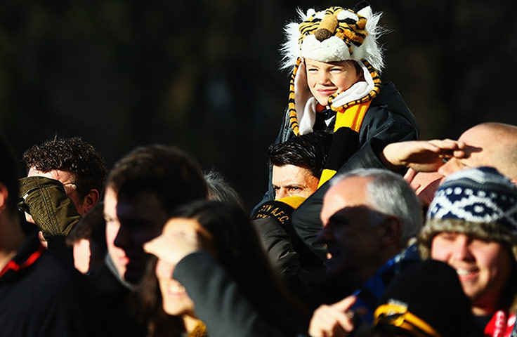 Premier League Boxing Day: Hull City fans look into the winter sun