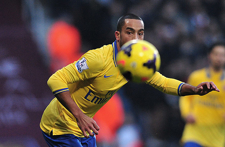 Premier League Boxing3: Arsenal's English forward Theo Walcott p