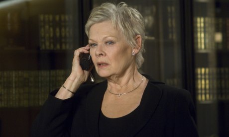 Judi Dench as M in Casino Royale