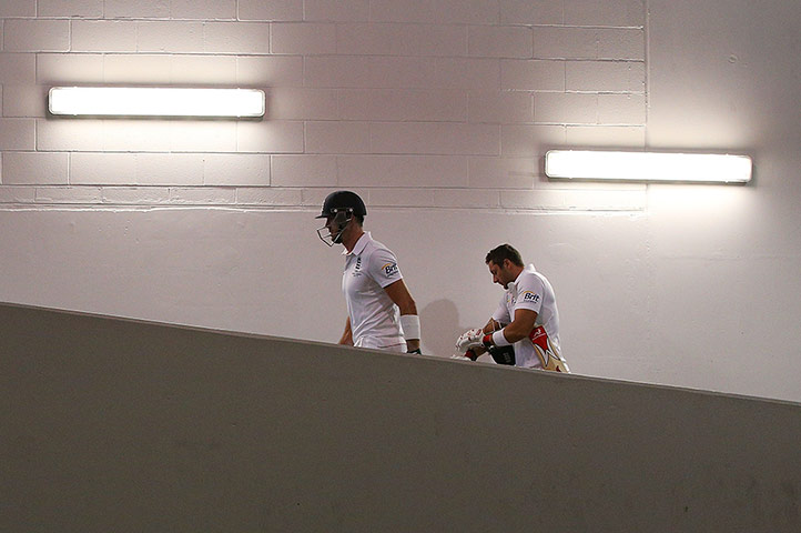 Fourth test day two: Kevin Pietersen and Tim Bresnan