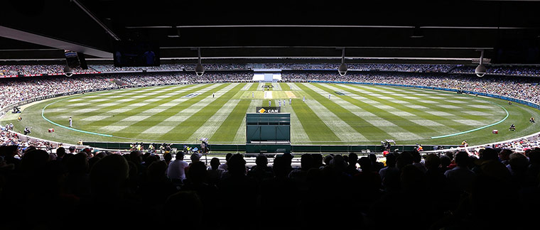 Fourth test day two: General view of the MCG