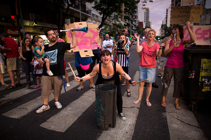 10 photo highlights: protest in Buenos Aires