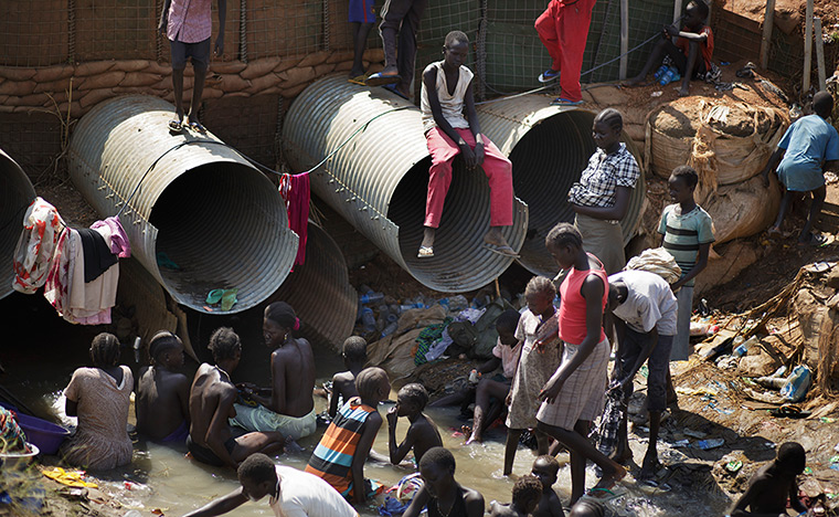 10 photo highlights: Displaced people at a UN compound in Juba, South Sudan