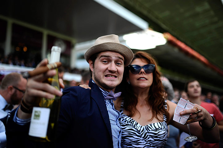 Crowhurst: Racegoers enjoy the day at Longchamp 