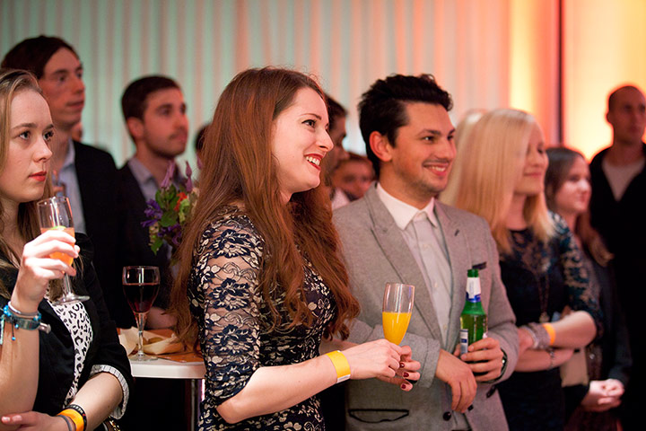 Student Media Awards 2013: Rick Edwards entertains the crowd