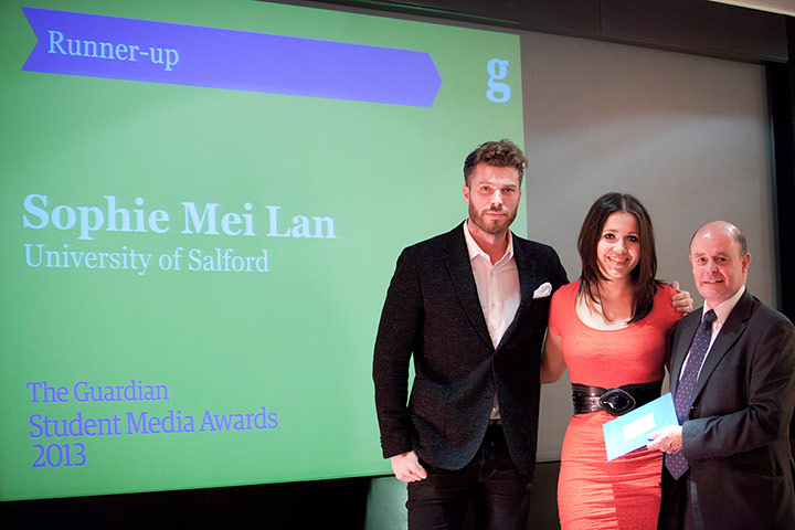 Student Media Awards 2013: Student Broadcast Journalist of the Year - Runner-up