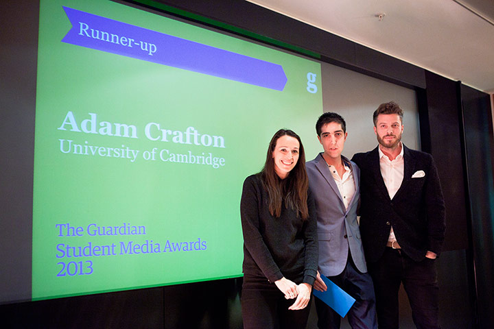 Student Media Awards 2013: Student Feature Writer of the Year - Runner-up