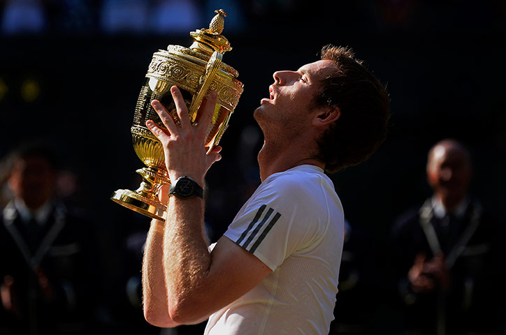 Tom Jenkins Pix of Year: Andy Murray wins the Wimbledon 2013 mens singles final