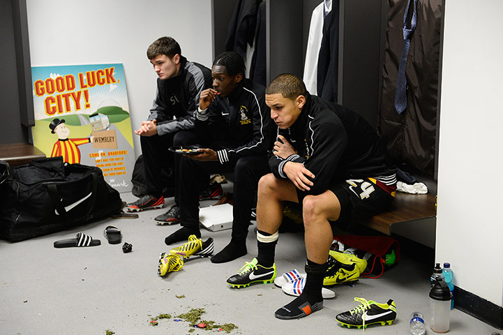 Tom Jenkins Pix of Year: Bradford City dejection after the Carling Cup Final
