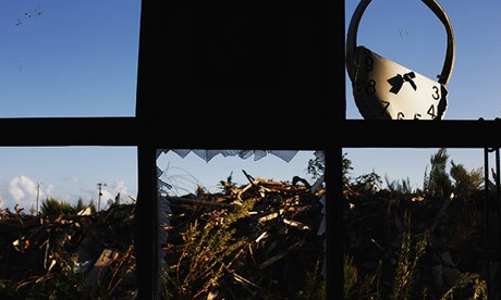 The evacuated town of Namie in Fukushima prefecture