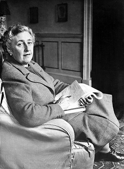 2013 year in science:  This picture taken in March 1946 shows English writer Agatha Christie