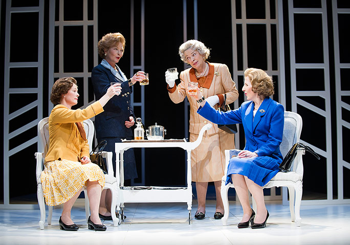 Year on stage: Clare Holman (young Queen), Stella Gonet (older Margaret Thatcher), Marion 