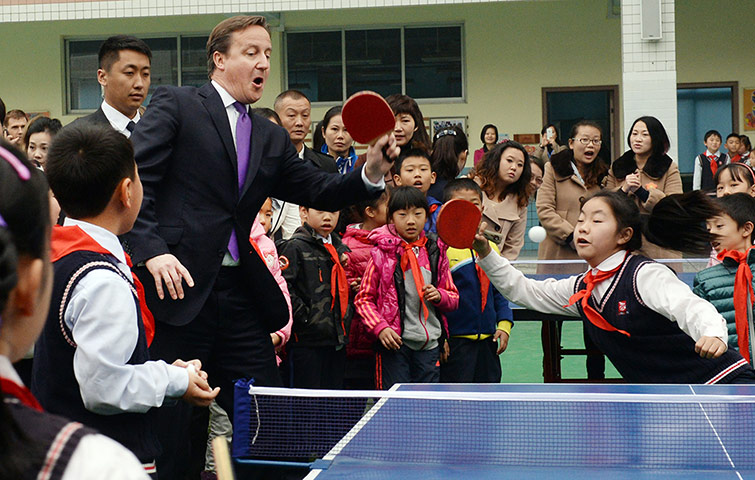 Cameron update: David Cameron visit to China 