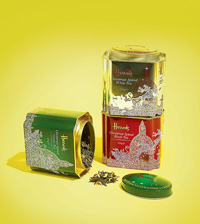 Gifts under £10: Harrods Christmas teas