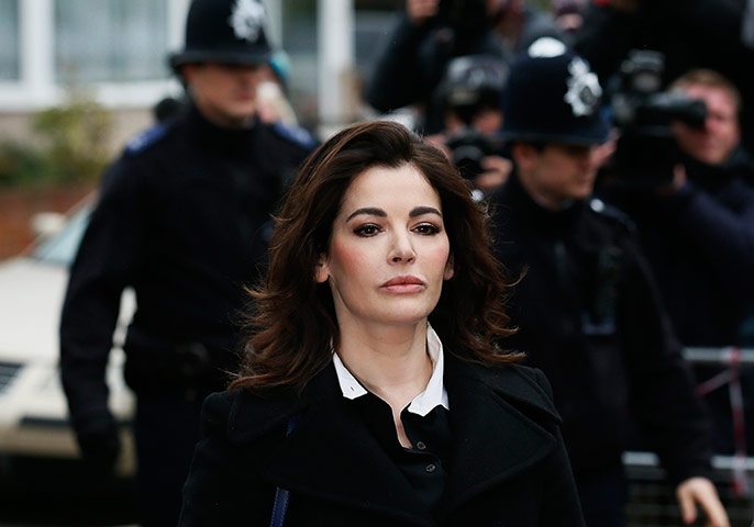 Lawson court case: Nigella Lawson arrives at Isleworth Crown Court