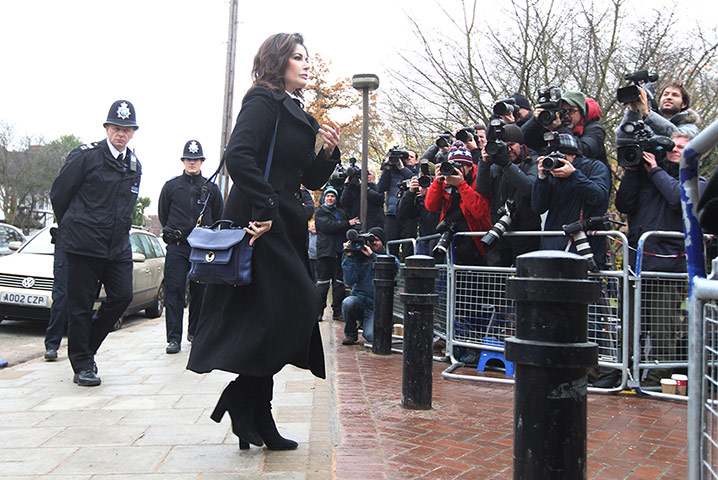 Lawson court case: Photographers surround Nigella Lawson