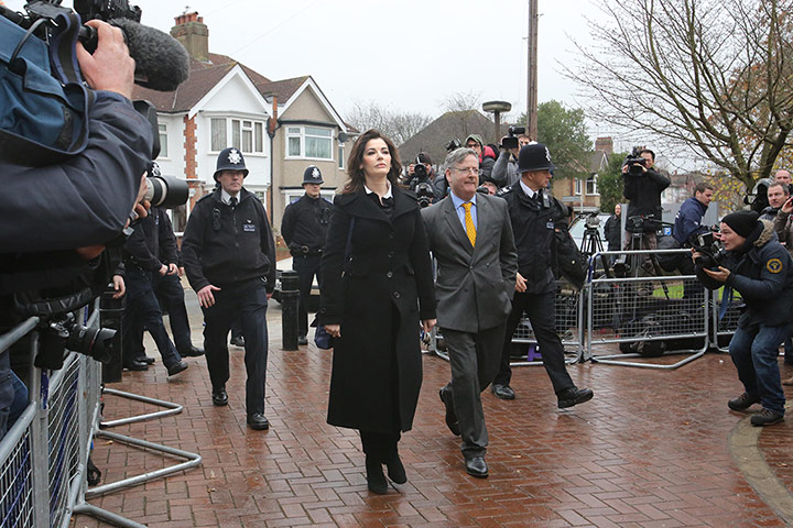 Lawson court case: Nigella and Dominic Lawson arrive at Isleworth Crown Court