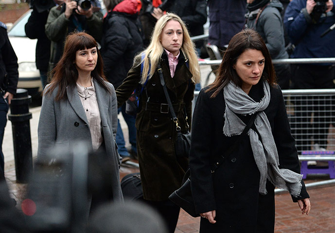 Lawson court case: The Grillo sisters arrive