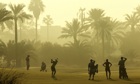 Sport picture of the day: golfing in a citrine haze