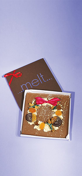Gifts under £50: Melt chocolate wreath