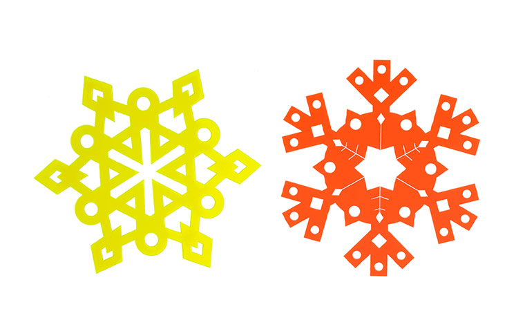 Homes - baubles: snowflake baubles