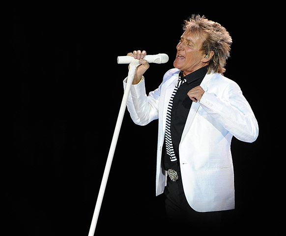 The Faces timeline 2: Rod Stewart performs at the O2 Arena in London in 2013