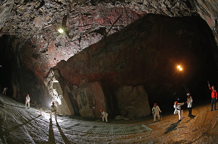 cricket: World's First Underground Cricket Match