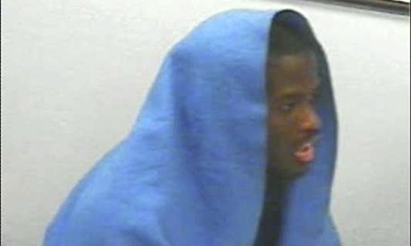 A screen grab of Michael Adebolajo during a police interview after the murder of Lee Rigby