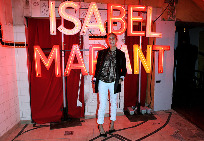 Isabel Marant dinner: Isabel Marant attends the Isabel Marant London dinner and party