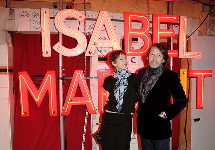 Isabel Marant dinner: Anna Blessmann and Peter Saville