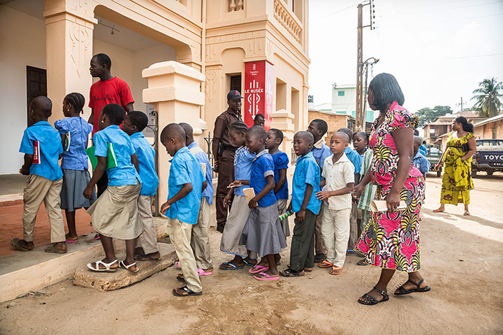 Benin: Zinsou foundation contemporary African art in the Villa Ajavon in Ouidah