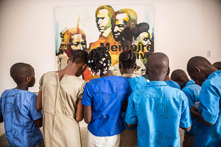 Benin: Zinsou foundation contemporary African art in the Villa Ajavon in Ouidah