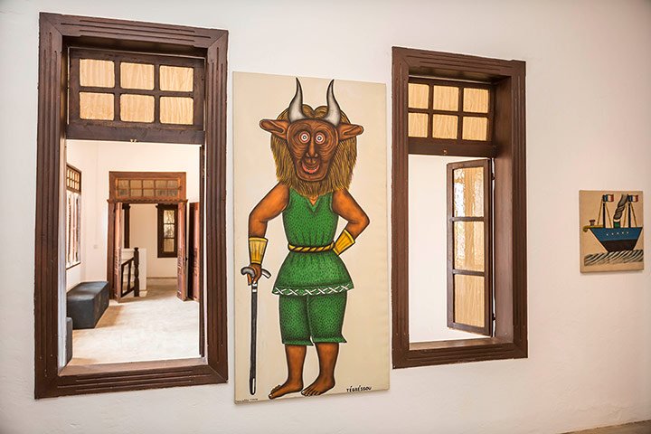 Benin: Zinsou foundation contemporary African art in the Villa Ajavon in Ouidah