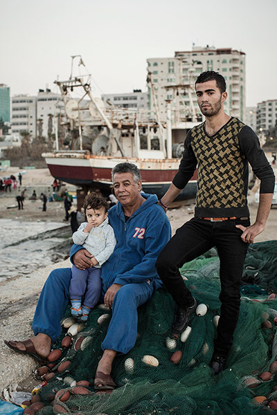 Gaza fishermen: Fisherman Abu Nayim